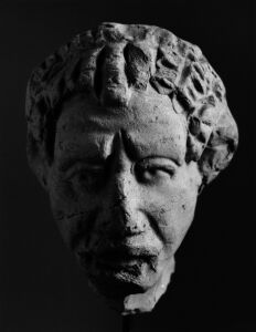 Roman (Greece) - Head of an elderly Nubian man - Athens Agora Museum