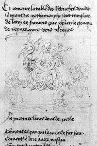 British Library - Cotton MS Julius F VII, fol. 6r - 15th century (second half)