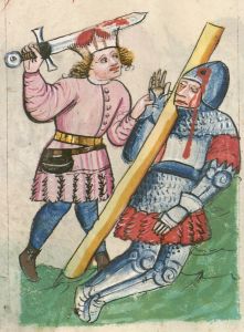 Bayerische Staatsbibliothek - Clm 3003, fol. 12v - 14th century (second half)