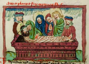 Konsistorialbibliothek (kept in the Stadtarchiv) - WD 107, fol. 57r - 15th century (middle)