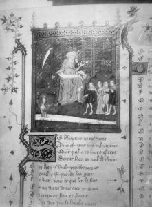 Bibliothèque de Genève - Ms. fr. 176, fol. 1r - 14th century (second half)