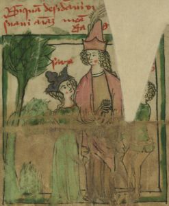 Walters Art Museum - W. 149, fol. 1v - 14th century (late)