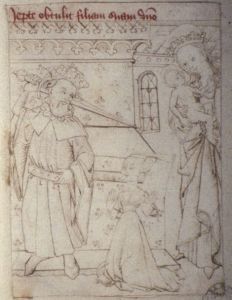 Bodleian Library - Douce f. 4, fol. 5c - 1460 (circa)