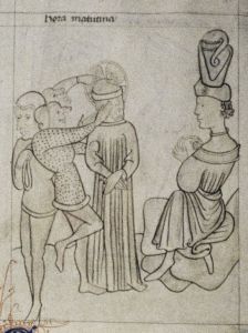 Bodleian Library - Douce 204, fol. 43v - 1430 (circa)