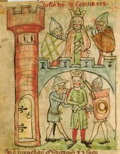 British Library - Harley MS 4996, fol. 25v - 14th century (second quarter)