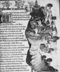 John Rylands Library - English MS 1, fol. 25v - 15th century (middle)
