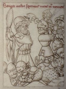 Bodleian Library - Douce f. 4, fol. 17c - 1460 (circa)