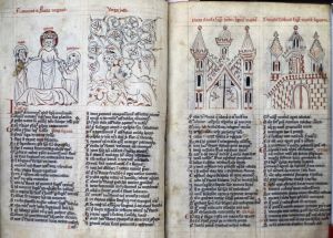 Staatsbibliothek - lat. fol. 329, fol. 4v-5r - 14th century (middle)