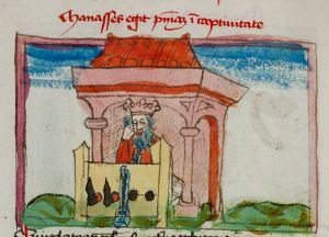 Konsistorialbibliothek (kept in the Stadtarchiv) - WD 107, fol. 31v - 15th century (middle)
