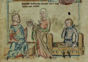 Badische Landesbibliothek - Karlsruhe 3378, fol. 128 - 14th century (middle)