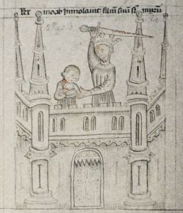Bodleian Library - Douce 204, fol. 23v - 1430 (circa)