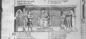 Benoît de Sainte-Maure p.215v - 14th century (second quarter)