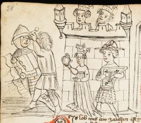 Kantonsbibliothek - VadSlg Ms. 352, fol.1-2, fol. 28 - 1440 (circa)