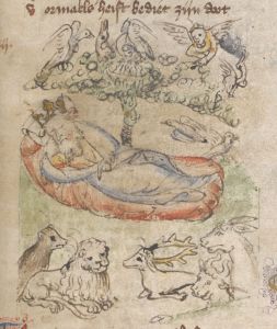 British Library - Add MS 11575, fol. 58r - 1410 (circa)