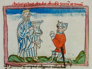 Konsistorialbibliothek (kept in the Stadtarchiv) - WD 107, fol. 36v - 15th century (middle)