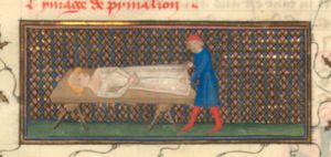 Guillaume de Lorris and Jean de Meun p.132v - 1400