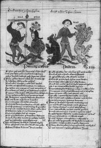 Bibliothèque royale de Belgique - 281-283 (cat. no. 2140), fol. 17r - 1390 (circa)