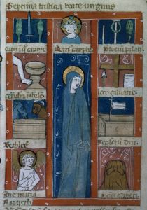 Biblioteca Corsiniana - 55.K.2 (Rossi 17), fol. 19r - 14th century (first half)