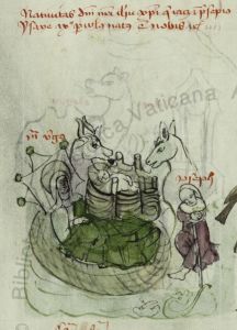 Biblioteca Apostolica Vaticana - Pal. lat. 1806, fol. 9v - 1401 (circa)