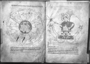 Stiftsbibliothek - 296, fol. 99v-100r - 12th century