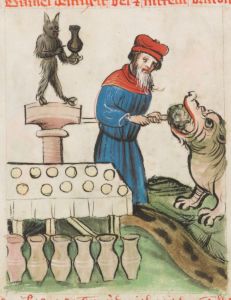 Benediktinerkollegium - Cod. membr. 8, fol. 15v - 1427