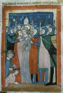 Biblioteca Corsiniana - 55.K.2 (Rossi 17), fol. 28v - 14th century (first half)