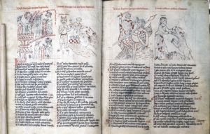 Staatsbibliothek - lat. fol. 329, fol. 13v-14r - 14th century (middle)