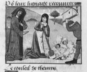 Guillaume de Lorris and Jean de Meun p.126v - 1470 (circa)