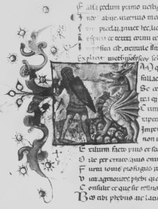 Ovid (Publius Ovidius Naso) p.21v - 14th century (late)