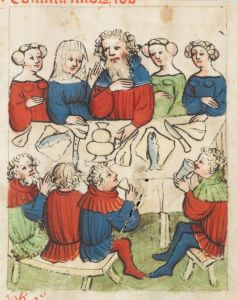 Benediktinerkollegium - Cod. membr. 8, fol. 43r - 1427