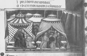 Benoît de Sainte-Maure p.17v a - 1340 (circa)