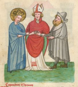 Bayerische Staatsbibliothek - Clm 3003, fol. 5r - 14th century (second half)