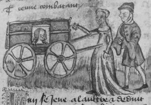 Guillaume de Lorris and Jean de Meun p.122r - 1450