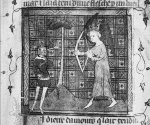Guillaume de Lorris and Jean de Meun p.11r - 14th century