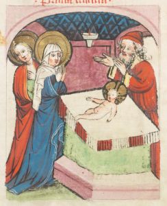 Benediktinerkollegium - Cod. membr. 8, fol. 45v - 1427