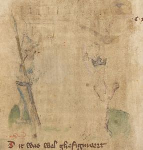 British Library - Add MS 11575, fol. 87v - 1410 (circa)
