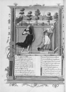 Guillaume de Lorris and Jean de Meun p.9v - 1519 (circa)