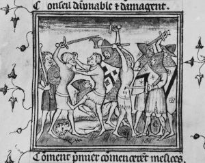 Bibliotheque municipale - 742, fol. 8v a - 1385 (circa)