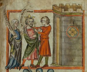 Badische Landesbibliothek - Karlsruhe 3378, fol. 77 - 14th century (middle)