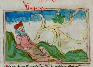 Konsistorialbibliothek (kept in the Stadtarchiv) - WD 107, fol. 11v - 15th century (middle)