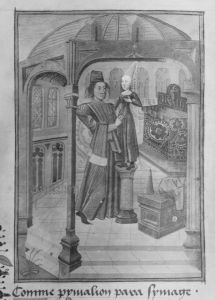 Guillaume de Lorris and Jean de Meun p.153v - 1460
