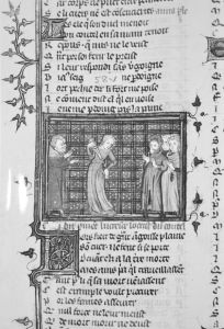 Guillaume de Lorris and Jean de Meun p.58v - 14th century (fourth quarter)