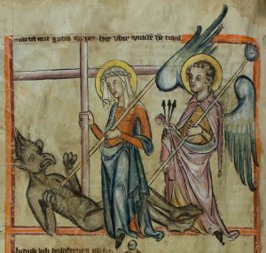 Badische Landesbibliothek - Karlsruhe 3378, fol. 100 - 14th century (middle)