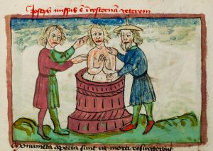 Konsistorialbibliothek (kept in the Stadtarchiv) - WD 107, fol. 58r - 15th century (middle)