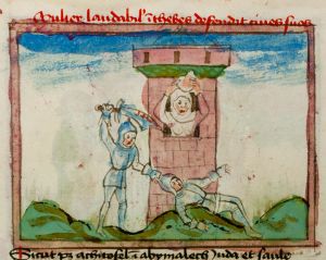 Konsistorialbibliothek (kept in the Stadtarchiv) - WD 107, fol. 80r - 15th century (middle)