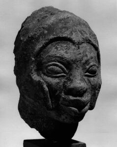 Etruscan - Head of a Black man - Paris Louvre
