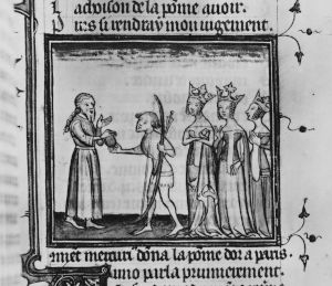 Bibliotheque municipale - 742, fol. 187r - 1385 (circa)
