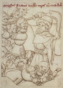 Bodleian Library - Douce f. 4, fol. 17b - 1460 (circa)