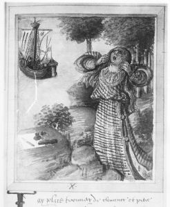 Ovid (Publius Ovidius Naso) p.82v - 15th century