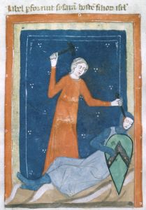 Biblioteca Corsiniana - 55.K.2 (Rossi 17), fol. 40r - 14th century (first half)